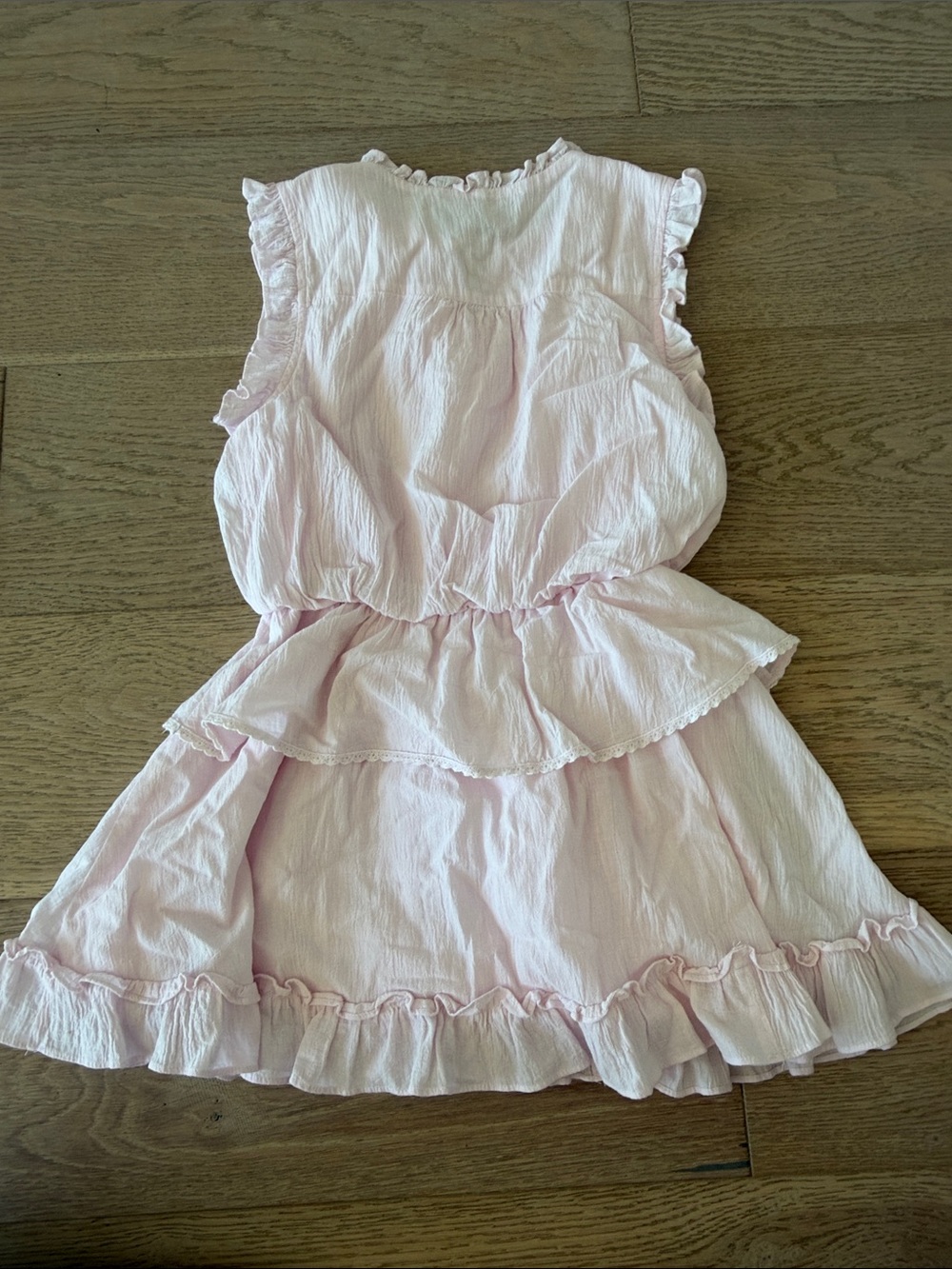 Katie J NYC Light Pink Ruffled Tier Dress - Picture 3 of 3